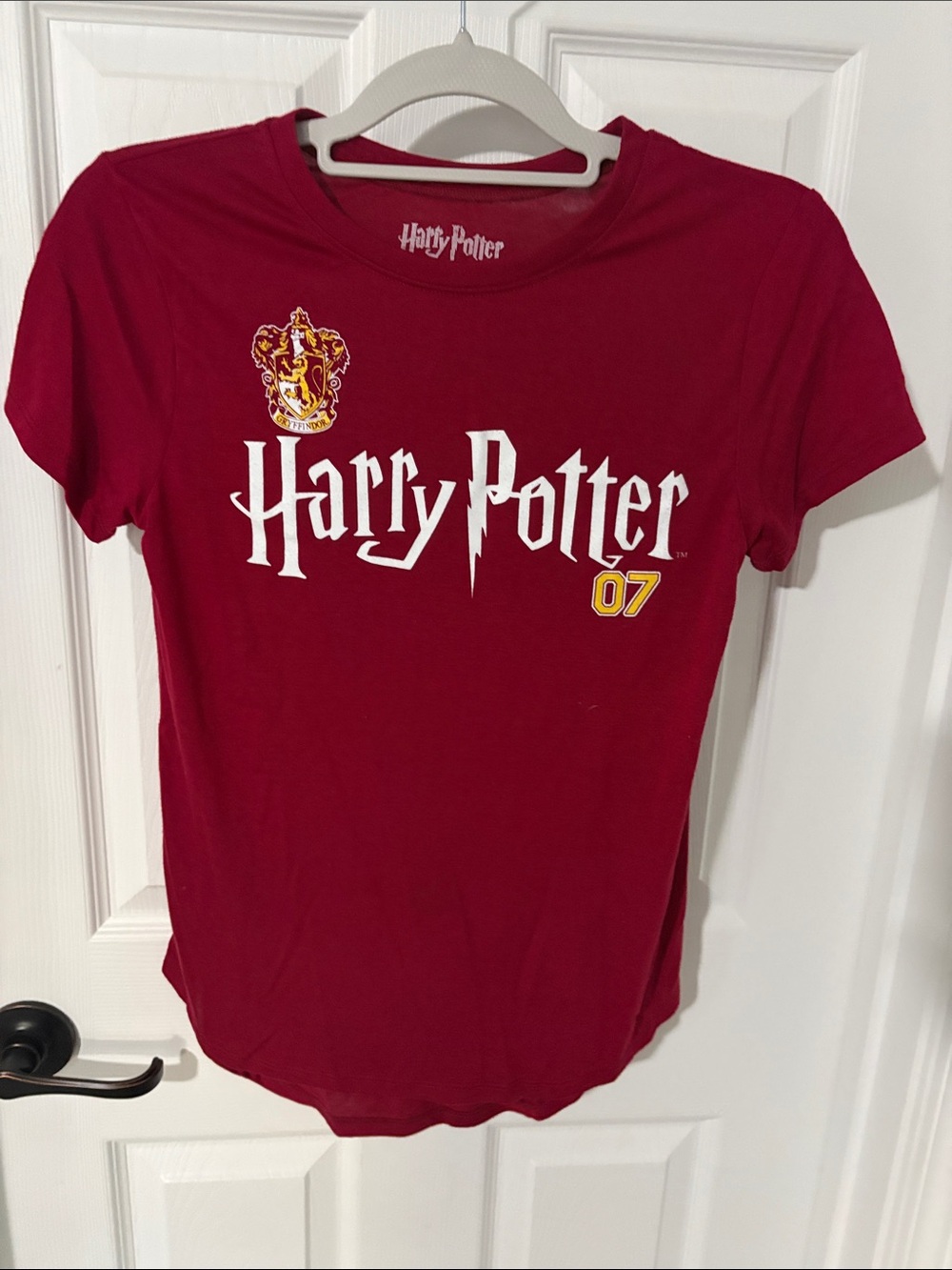 Warner Bros. Harry Potter Gryffindor Logo Tee - Burgundy & Gold